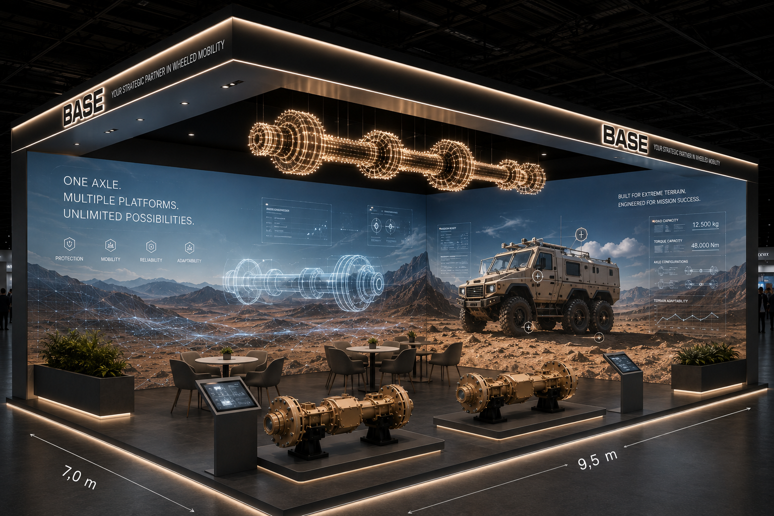 BASE stand concept visualisation